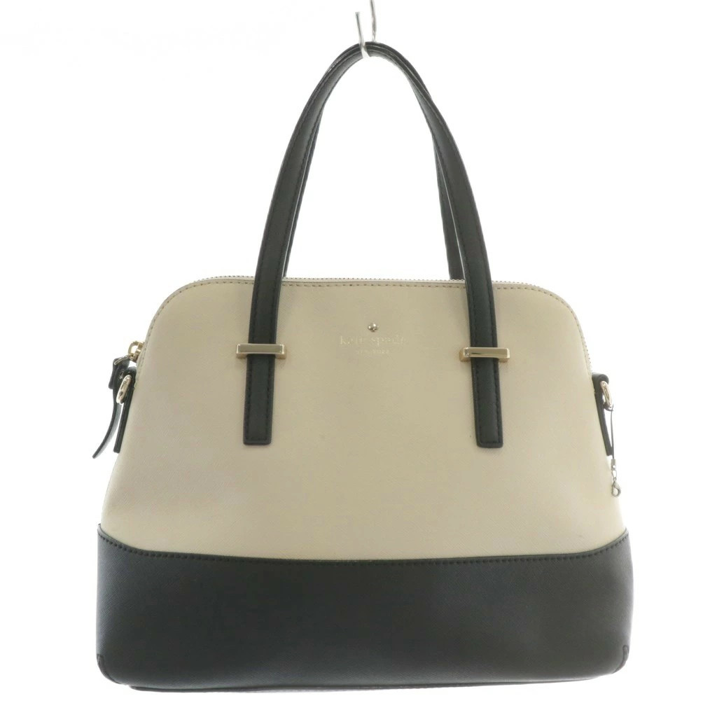 Used Kate Spade Cedar Street Maise handbag shoulder 2WAY leather logo ivory blac
