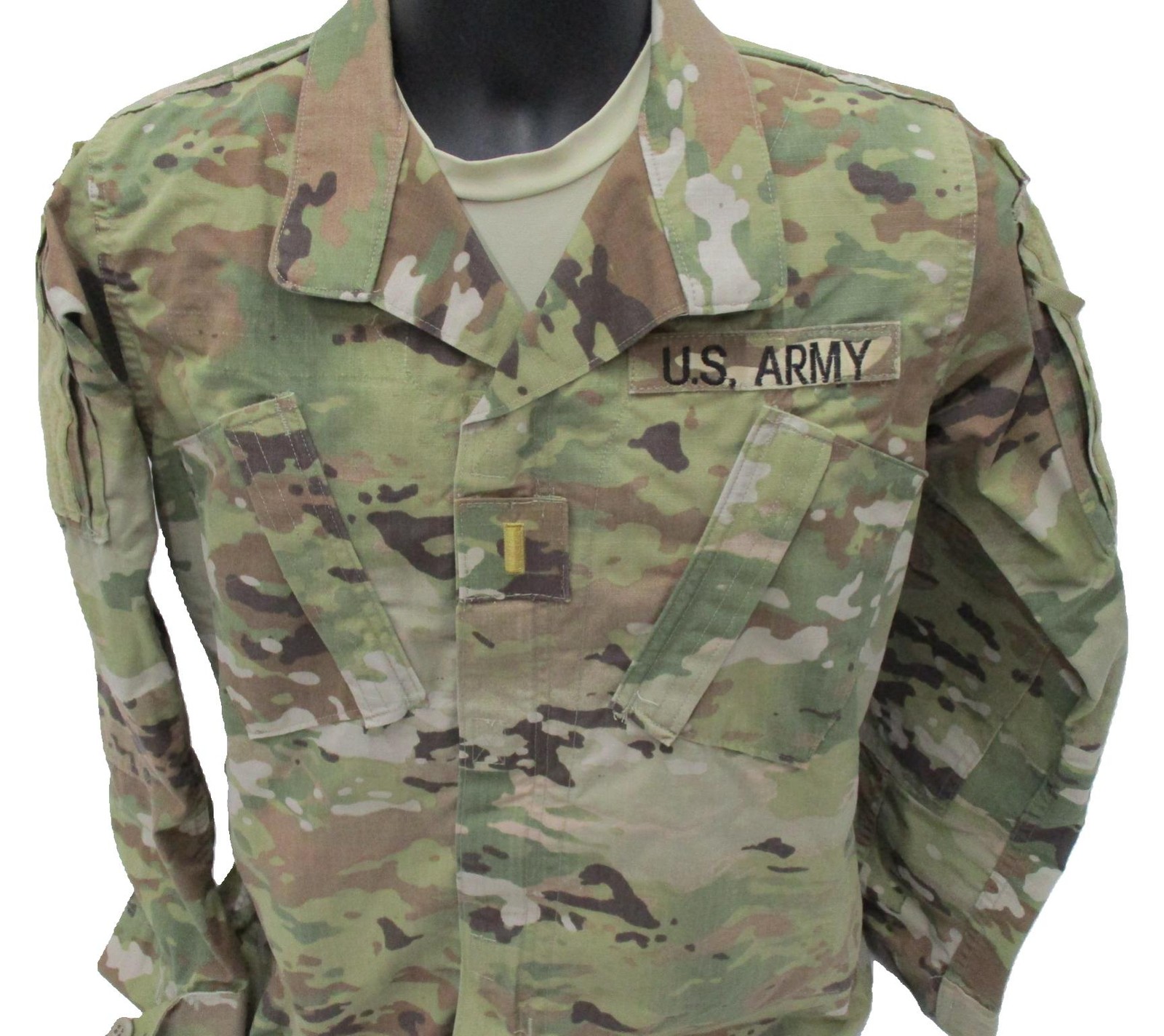 USED USGI ARMY WOMANS COMBAT UNIFORM TOP FEMALE SHIRT SCORPION OCP 50/50 RIPSTOP