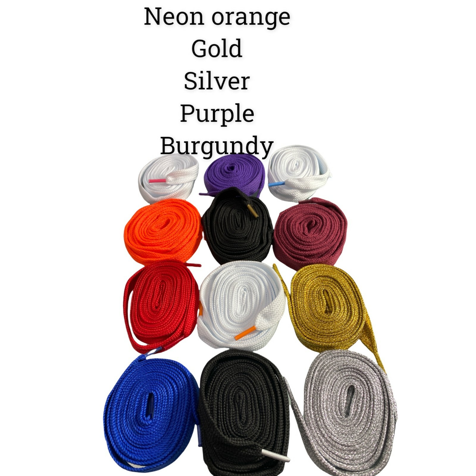 Strings 3/4″ Extra Wide Thick Fat For Sneakers, Boots, & Shoes 45″ TUBULAR Laces