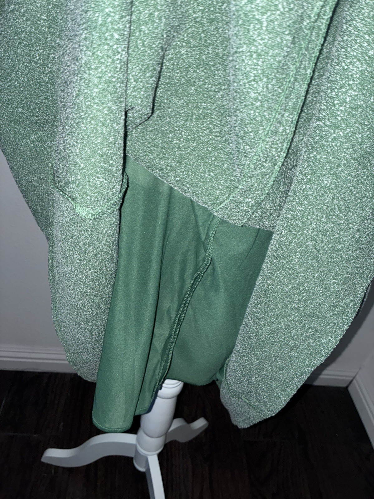 Tatyana Retro Rockabilly Judy Circle Frosted Dress Green S