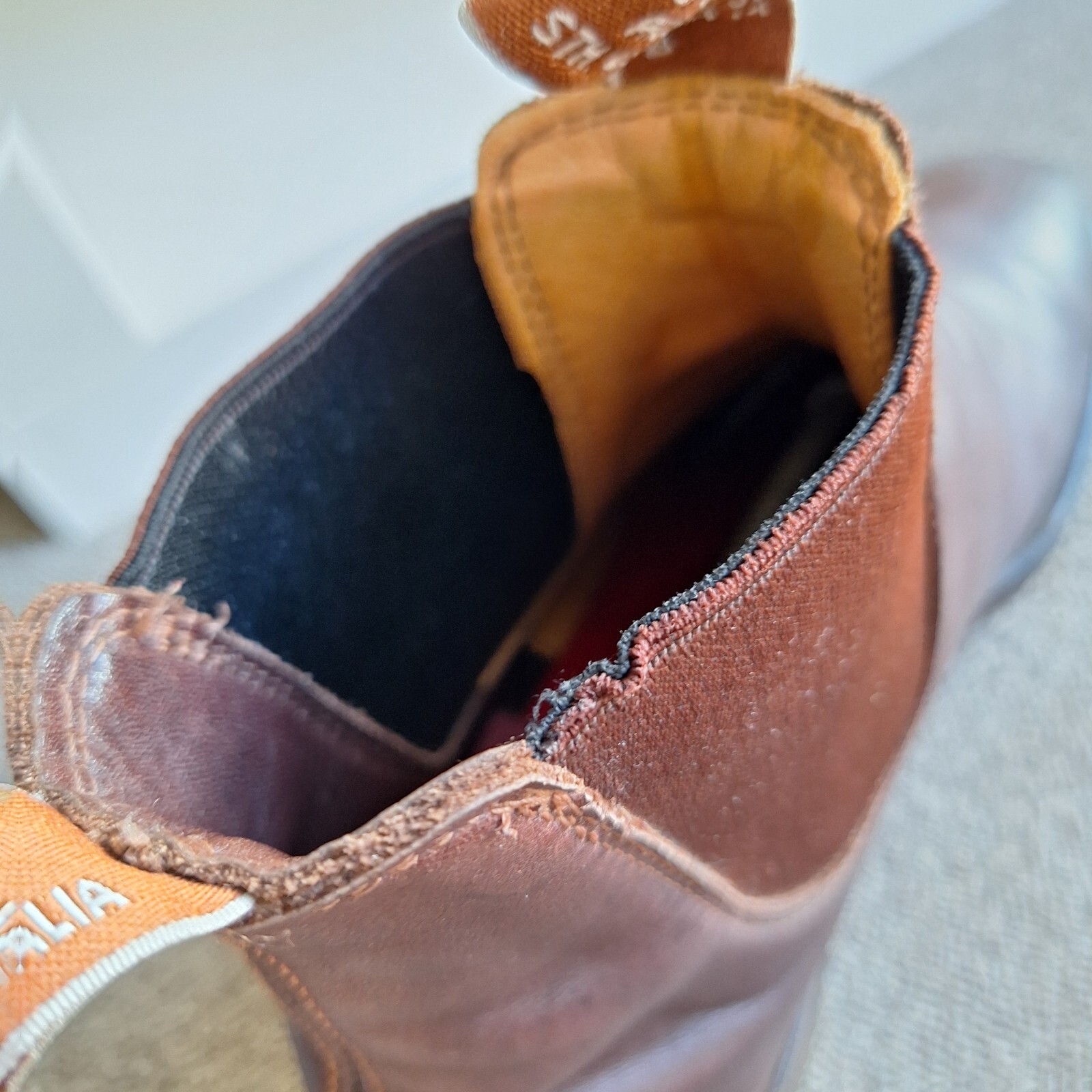 RM williams Leather Comfort Craftsman Chelsea Boots UK 7.5G US 8.5 Ladies 10