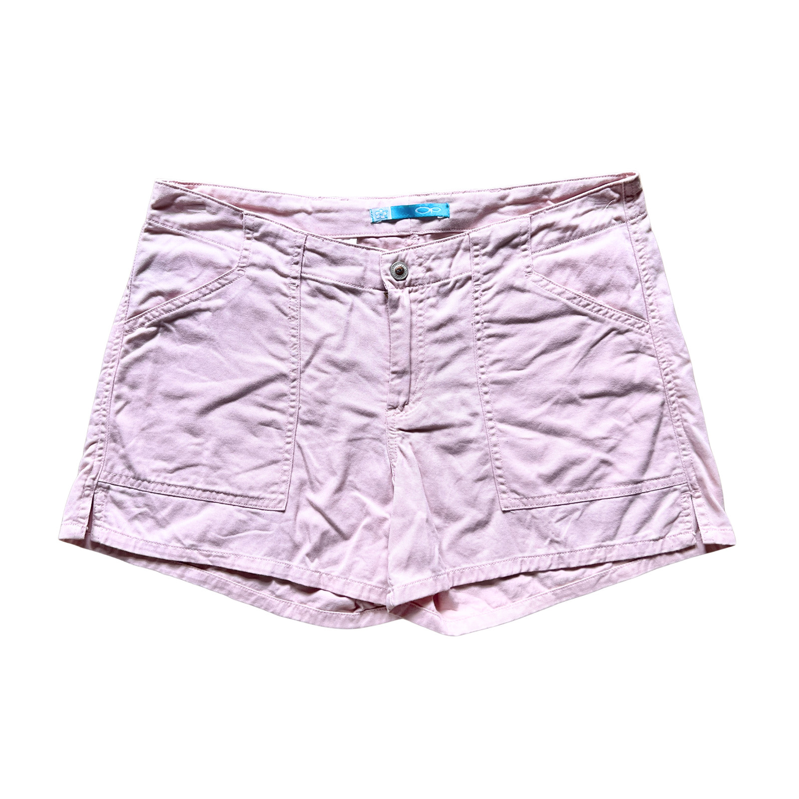 Vtg Y2K Op Pink Denim Shorts 9 Beachy Surf Coconut Girl Summer Festival Classic