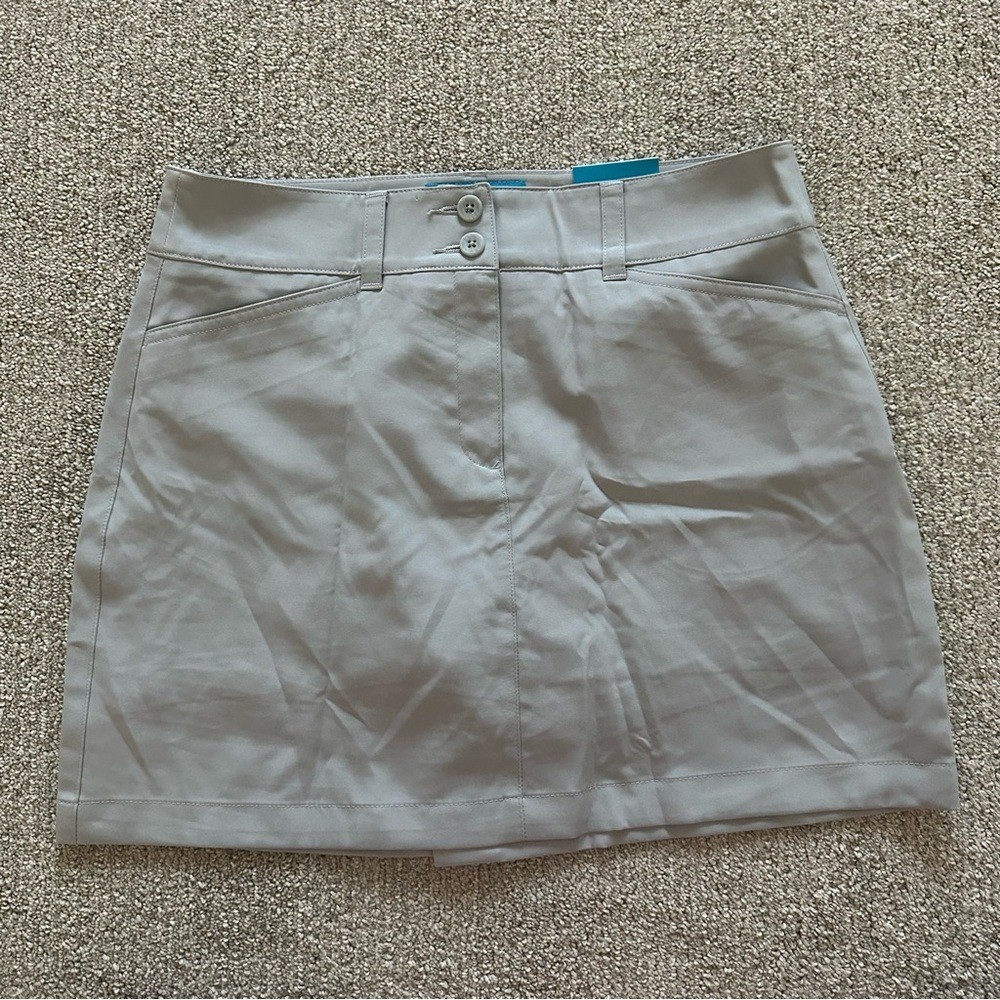 Liquid Yacht Wear Sleet Gray UPF 50+ Skort w/ Shorts Size 4
