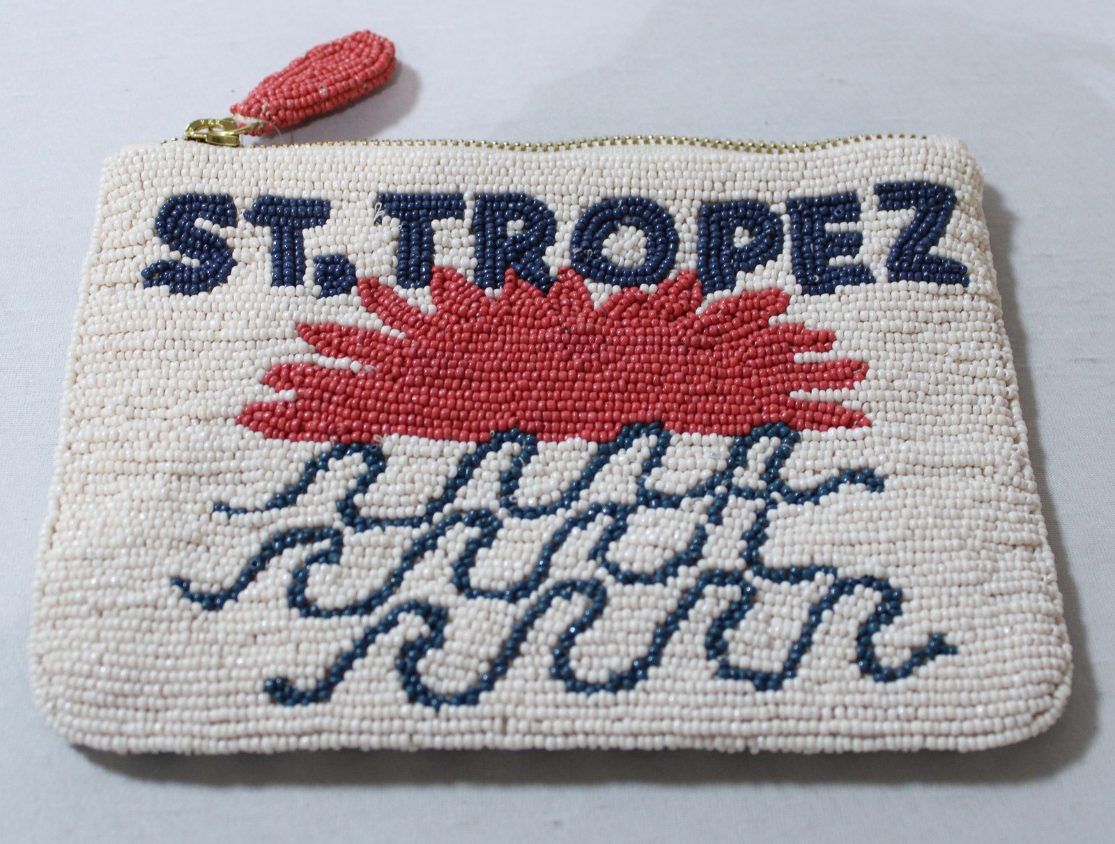 Anthropologie Women’s Fiona Medium City Beaded Pouch CA4 St. Tropez One Size