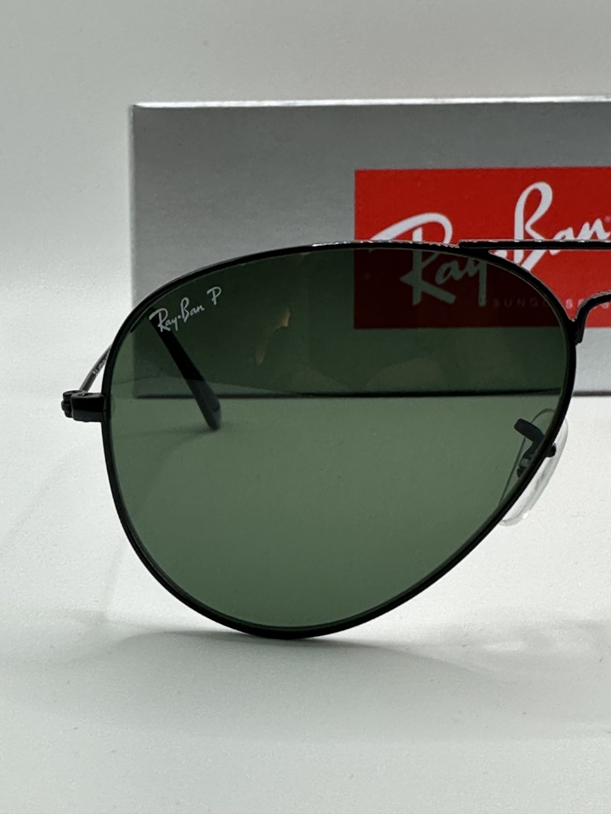 Ray-Ban Sunglasses RB3025 Aviator Classic 58mm Black Frame Polarized Gray Lens