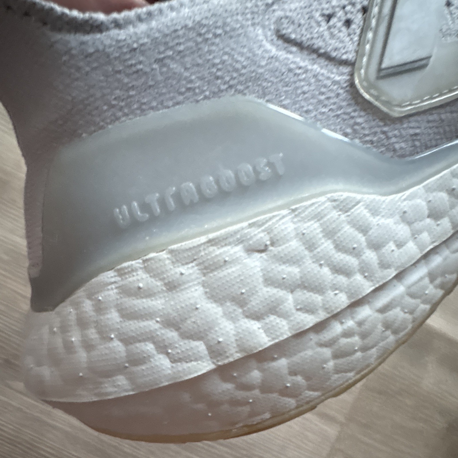 adidas UltraBoost Ultraboost White Women/Adults Low Top Lace-Up Running Sneaker