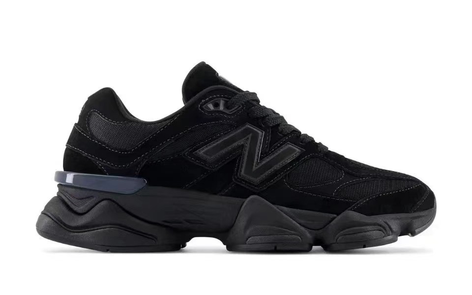 New Balance 9060 Triple Black Suede Comfortable Men’s shoes U9060BPM