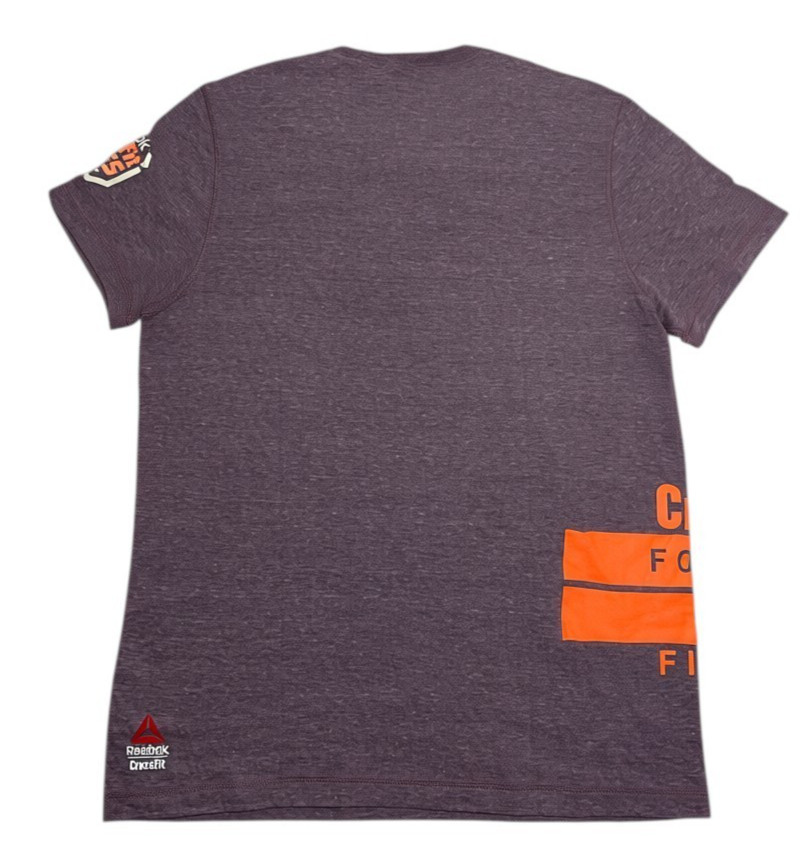 Reebok CrossFit Games Tri Blend T-Shirt Men’s XL Purple Short Sleeve Athletic