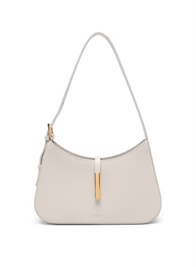 DEMELLIER White Leather Shoulder Bag from Japan