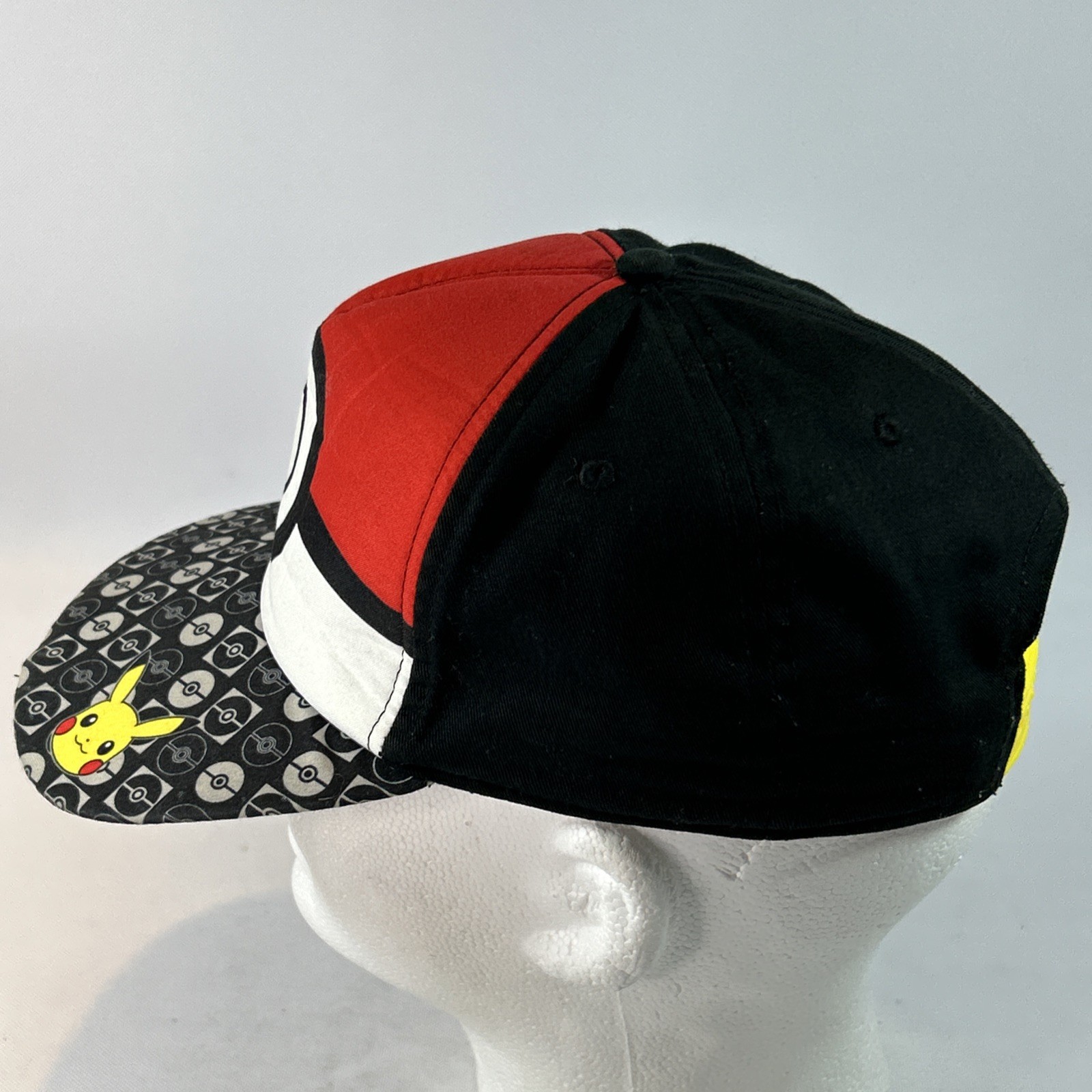 Pokemon Trainer Ash Ketchum Red Snapback Hat Cap Poke Ball (YOUTH OSFM) 2020