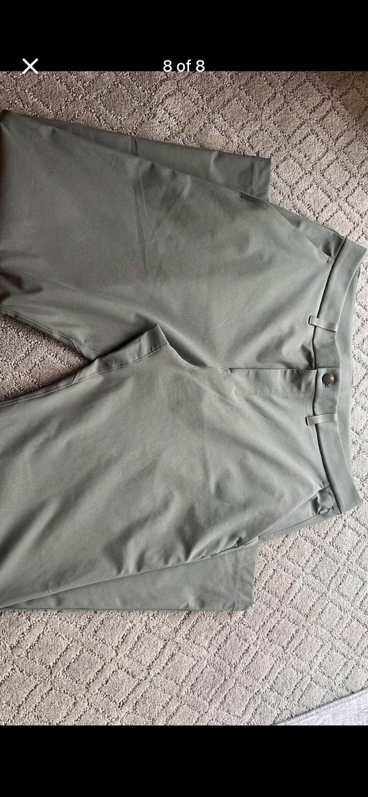 Lululemon ABC Pant Classic Size 30 Warpstreme Army Green 2 Way Stretch M5426