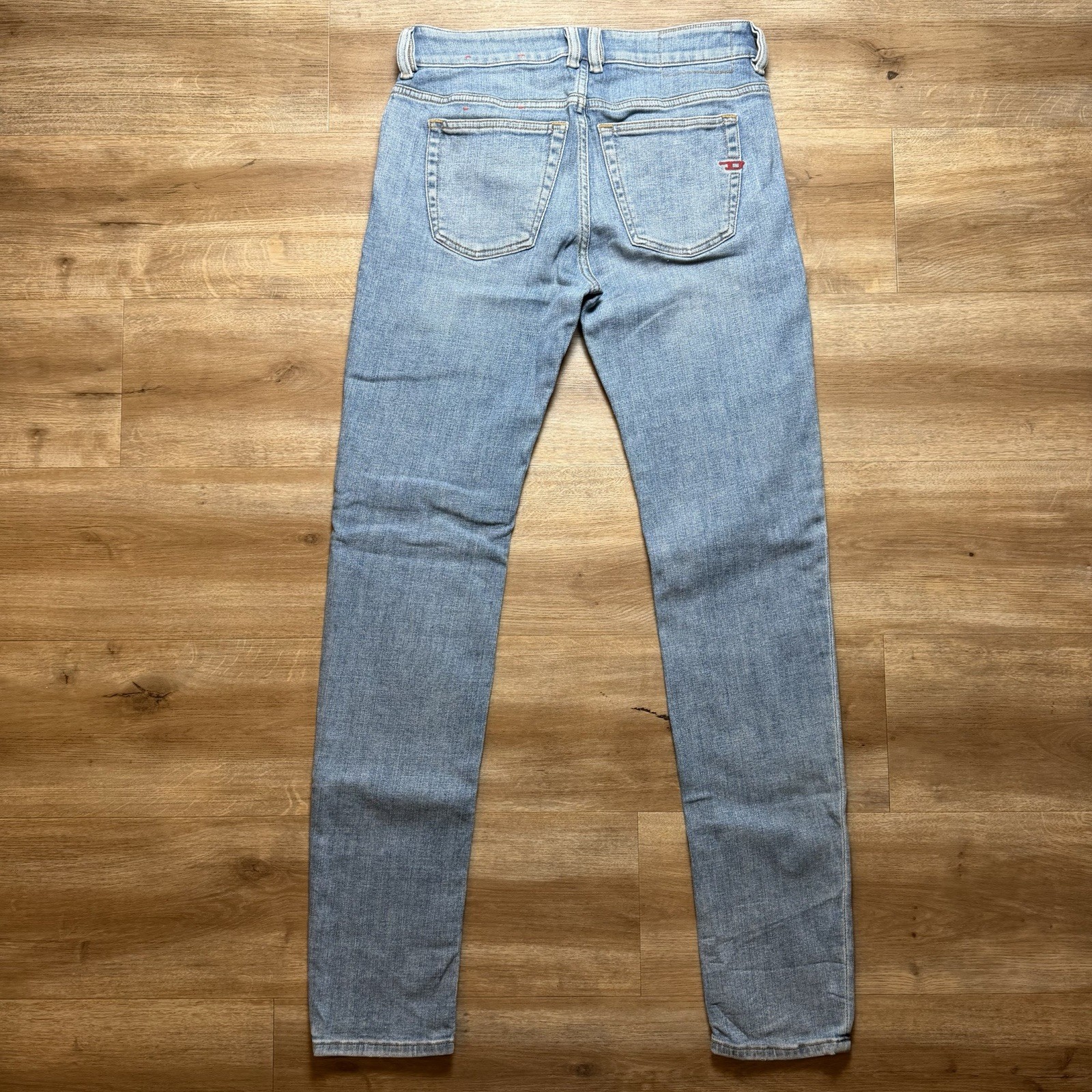 Diesel 1979 Sleenker Jeans Men 28×32 Blue Slim Skinny Stretch Light Wash 09C01
