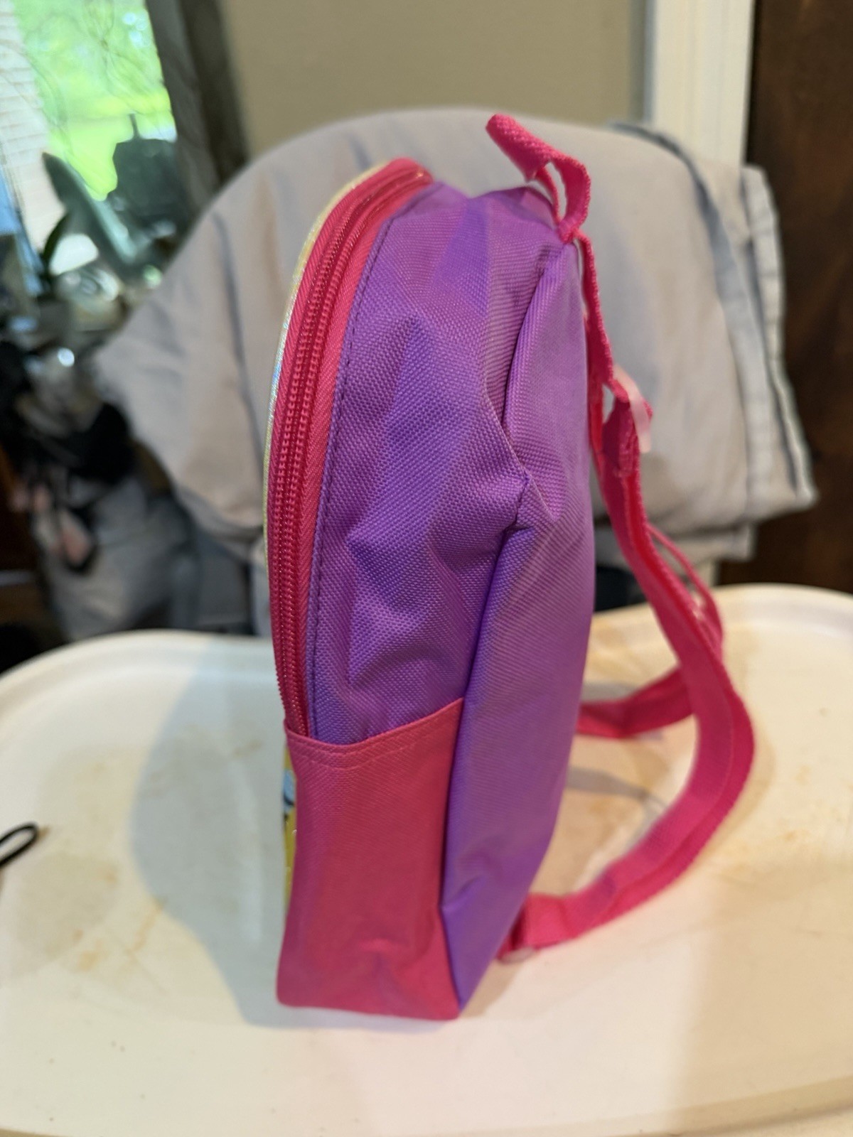 Trolls World Tour Poppy Girls Backpack Pink Embossed. BRAND NEW**