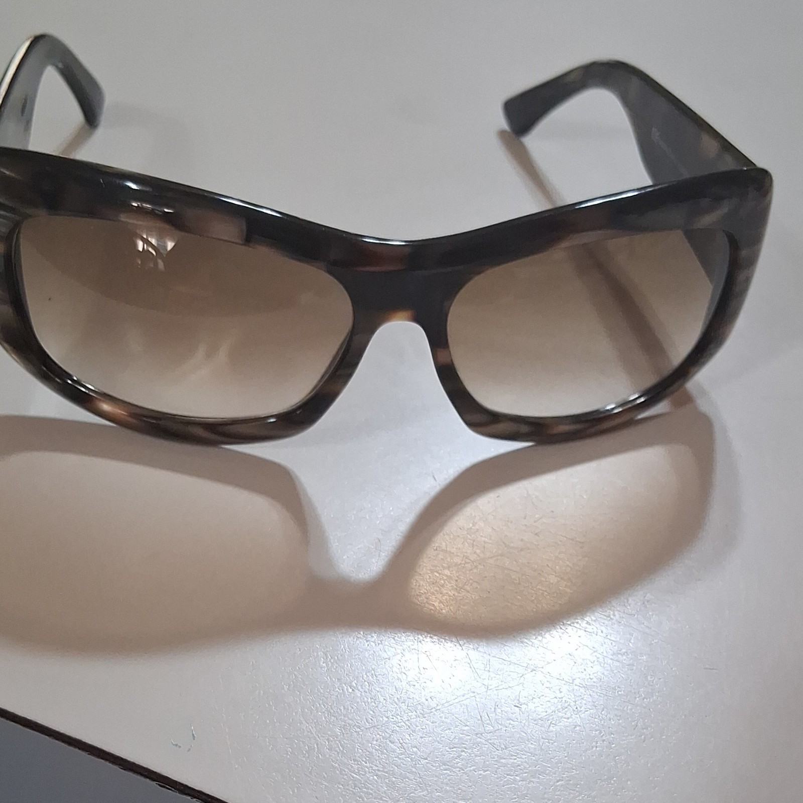 Gucci GG 2971/N/S Square Tortoise Sunglasses Brown Gradient UV400 125mm