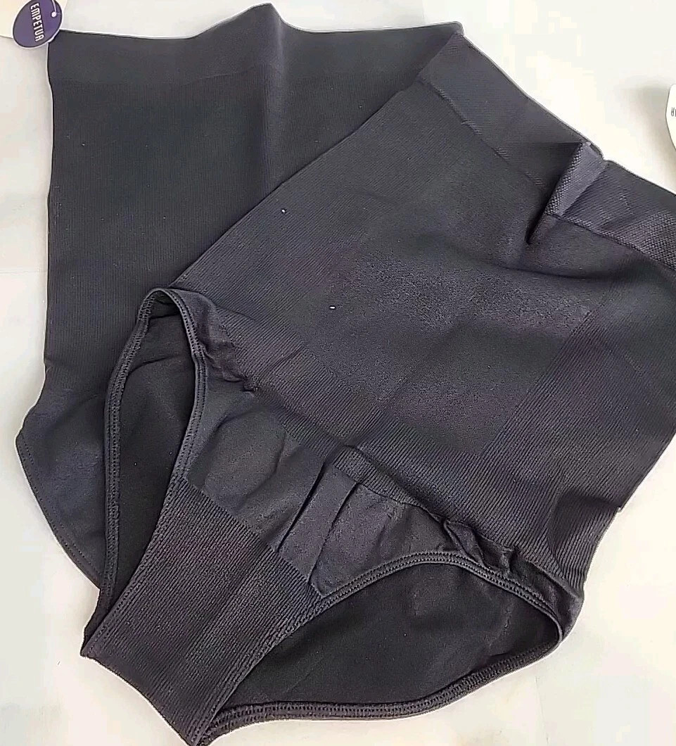 Empetua by Shapermint High-Waisted Shaper Panty – S – Black. 2 PACK
