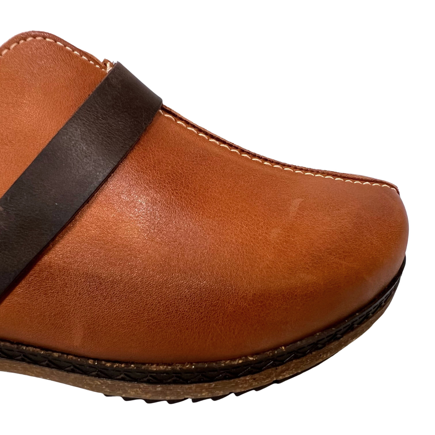 Pikolinos Women’s Granada Heeled Leather Slip-On Clogs Size EU 40 US 9-9.5