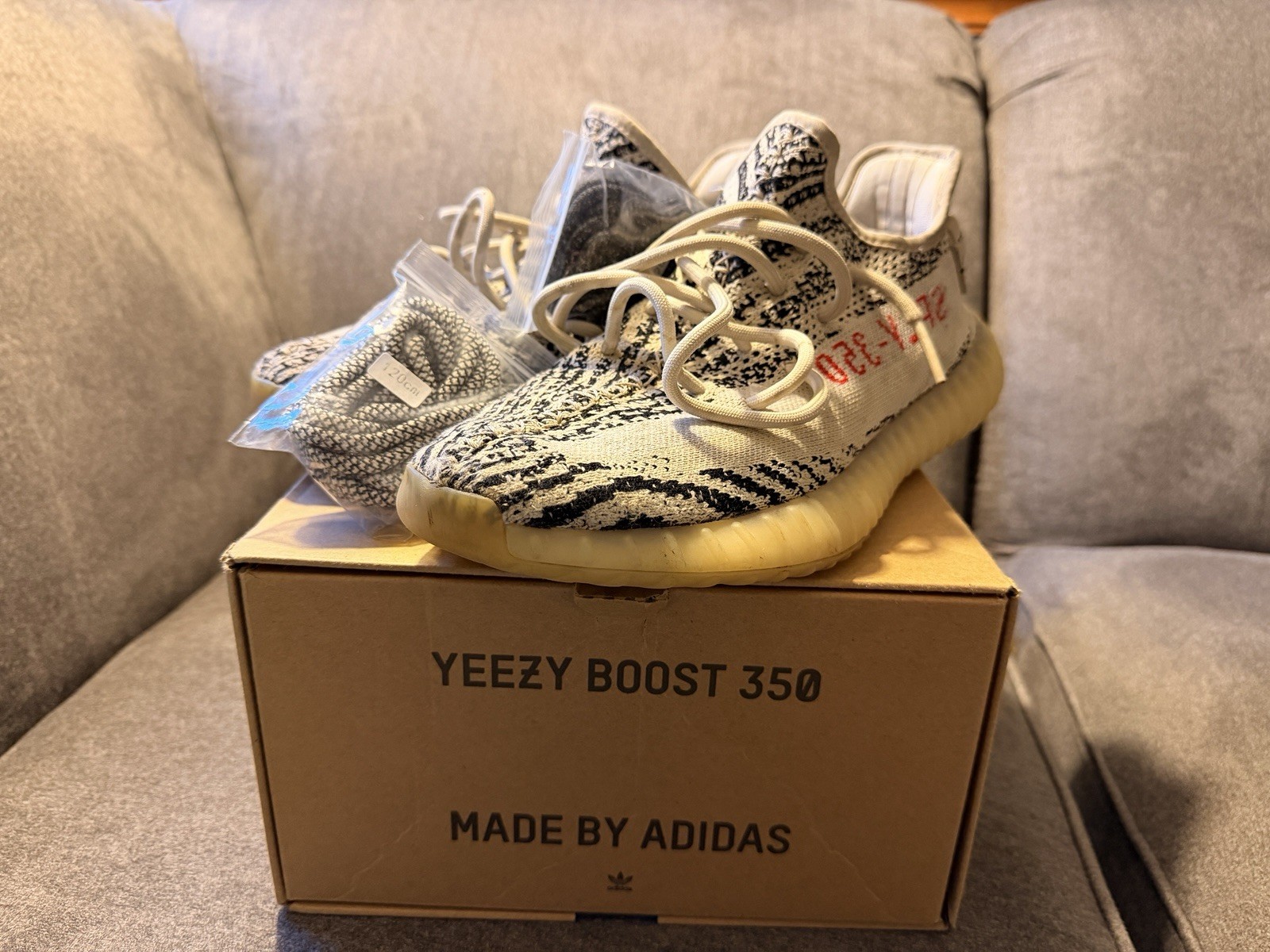 Size 9.5 – adidas Yeezy Boost 350 V2 Low Zebra
