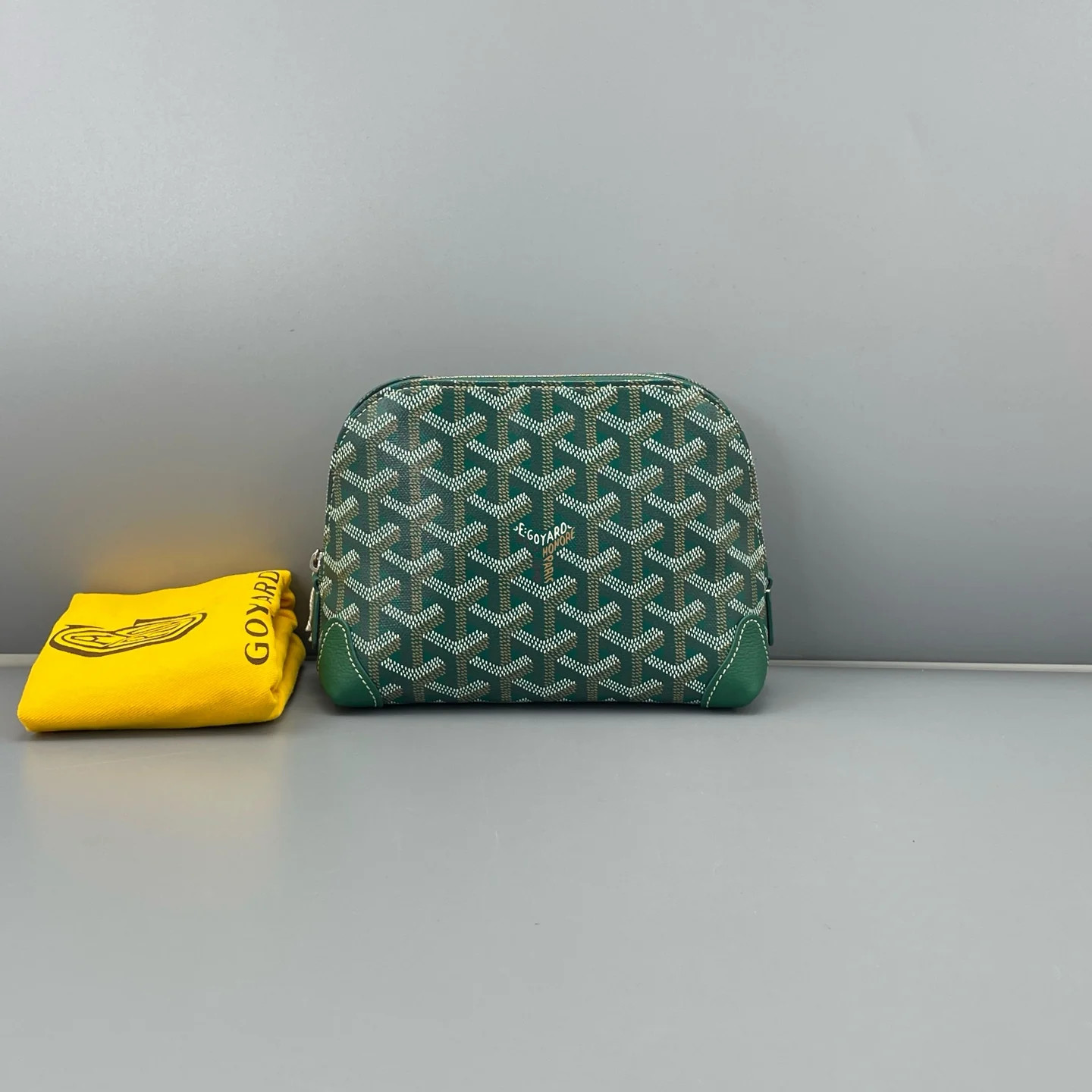 Goyard Dome Green White Yellow Goyardine (ym051426c8r)