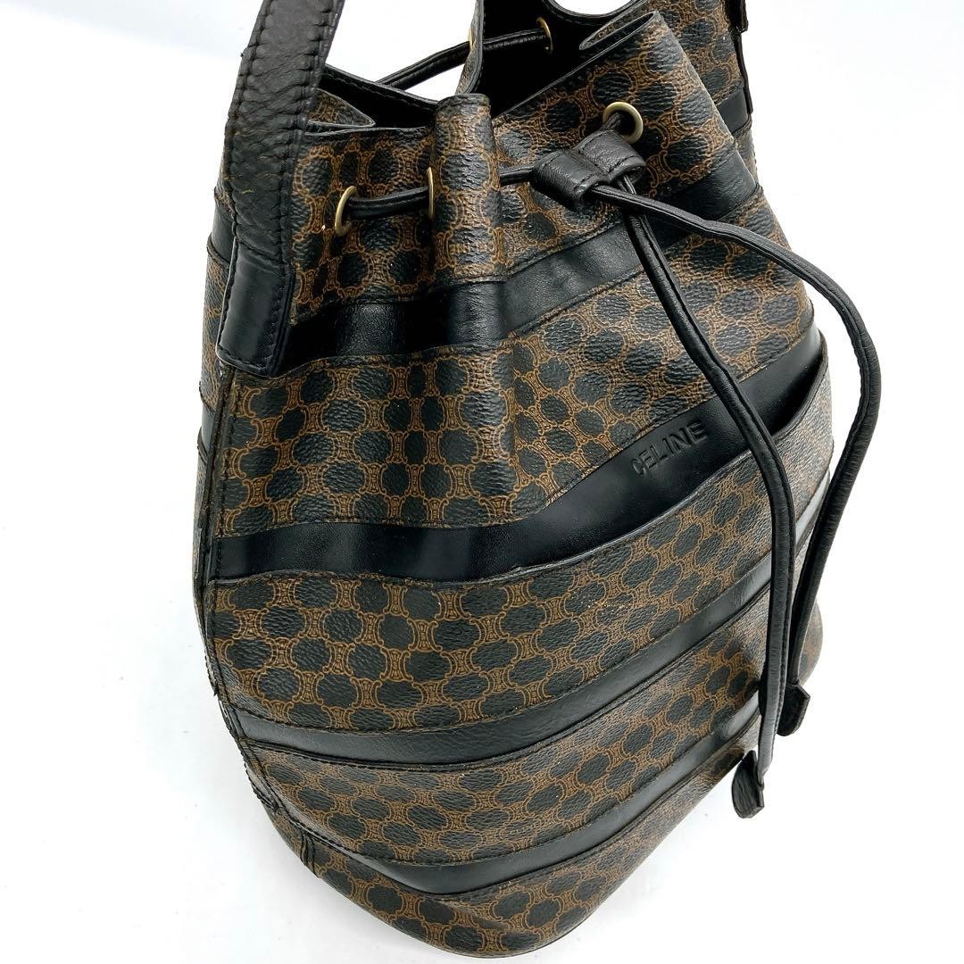 CELINE Shoulder bag Macadam Vintage Authentic From Japan used