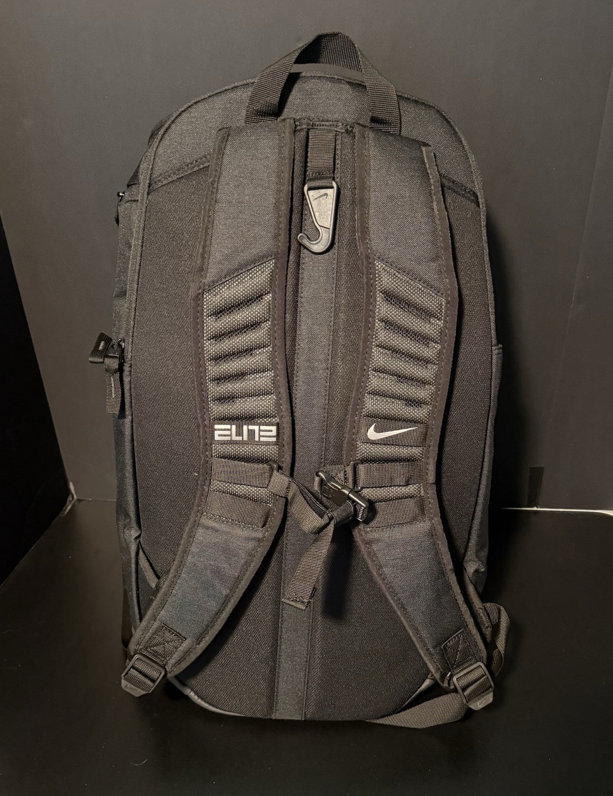 Nike Hoops Elite Pro Backpack Basketball School Black Silver Grey BA5554-011 New