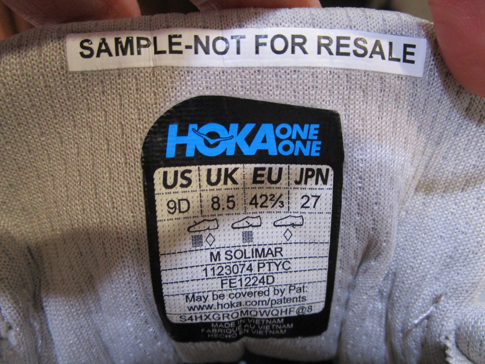 Hoka One One Men’s Solimar Running Sneaker Shoes, Size 9 D(M) US