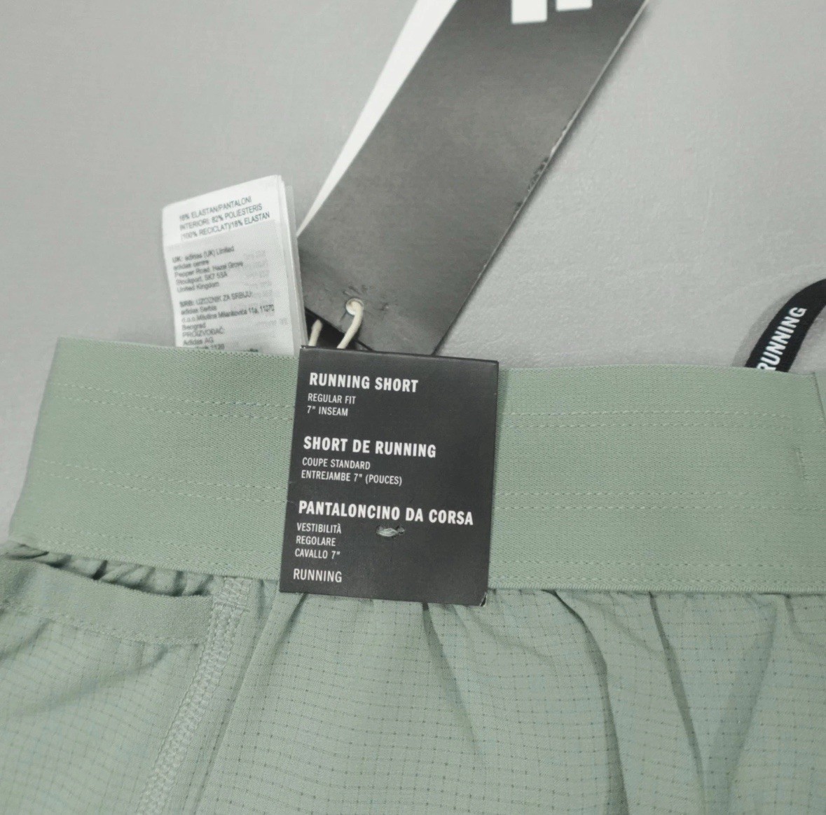 adidas Ultimate Running Reflective HIVIS 2-in-1 Shorts JC7336 Green Size XS NWT
