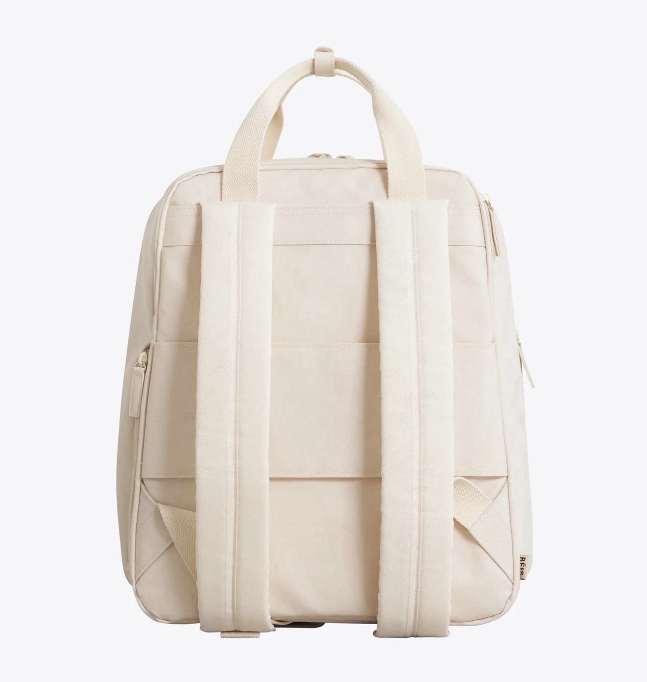 BÉIS Expandable Backpack Beige New with Tags