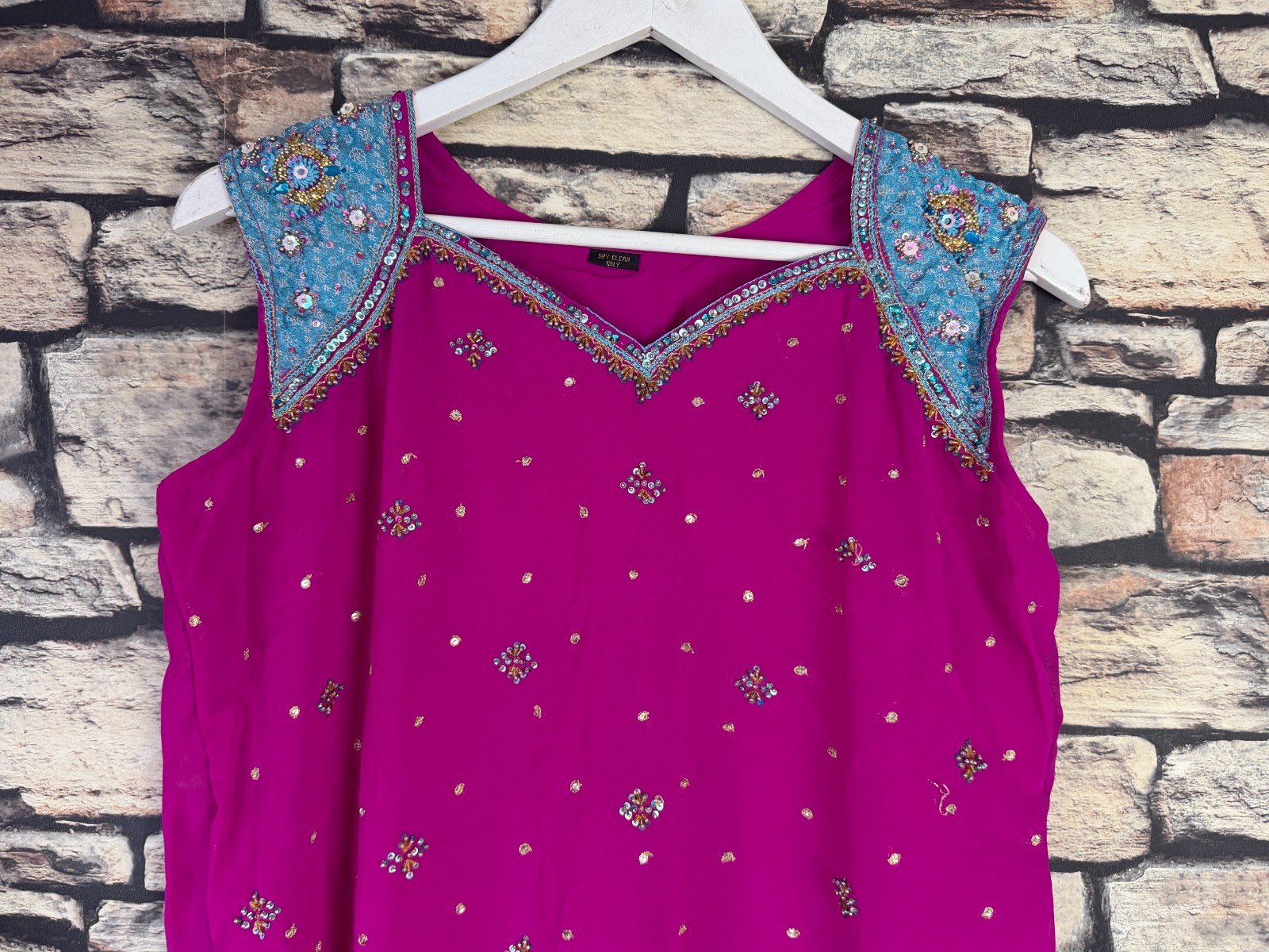 3x Asian Indian tunic kurti kurta style tops Large / 40 inch chest kameez dress