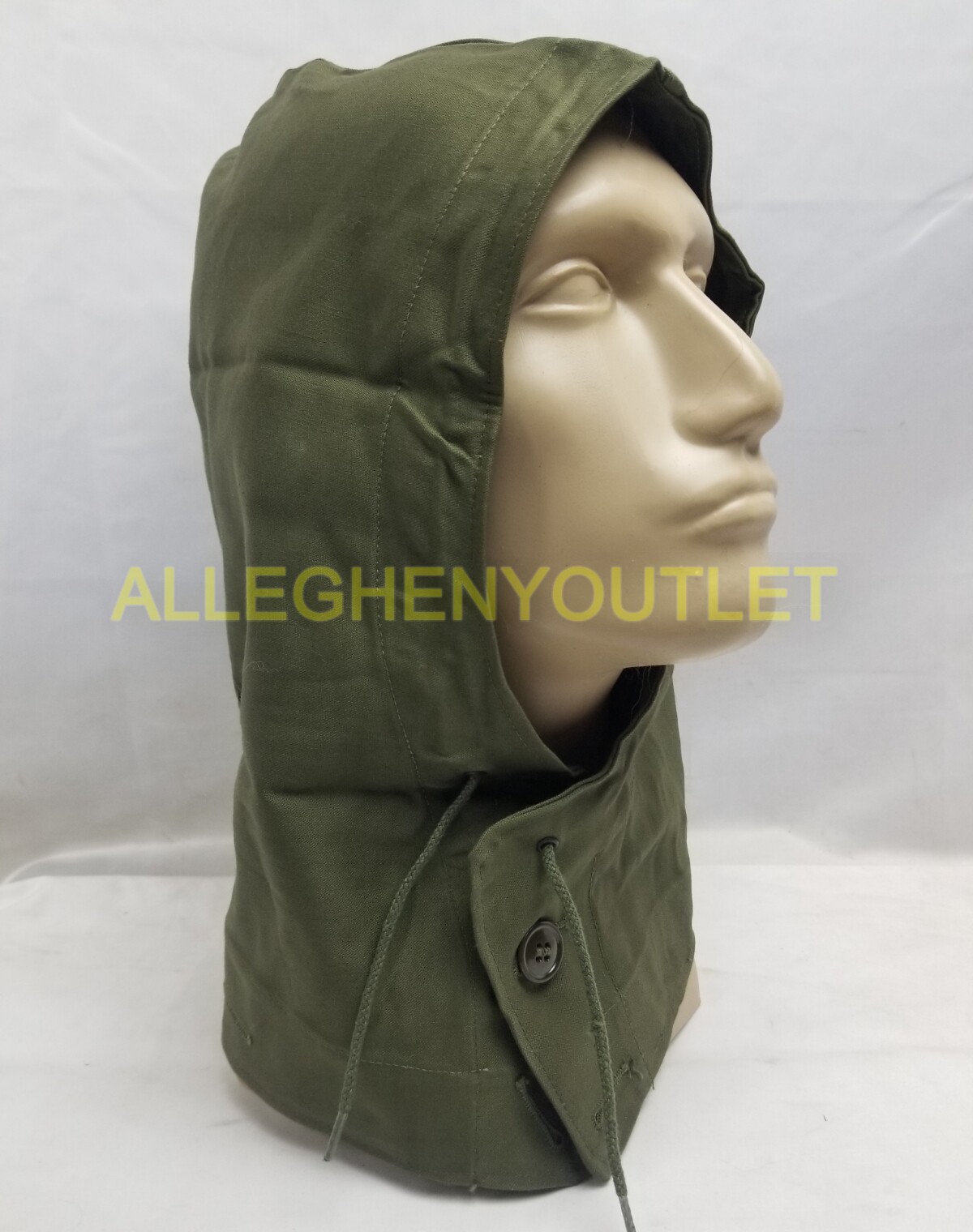 US Military M-1951 Korean War Era Field Jacket Hood, OD, Sz Large 44-46-48, NEW
