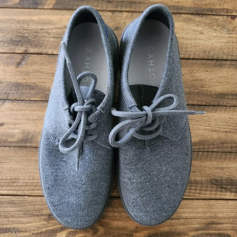 ROTHYS The Monty in Navy BLUE Gray CASUAL DERBY OXFORD SHOES MENS SIZE 12