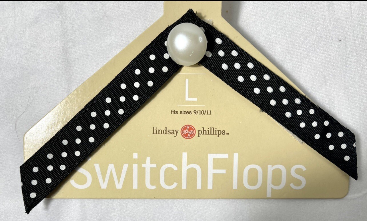(5) SwitchFlops Switch Flops Lindsay Phillips Straps Size Large 9 – 11