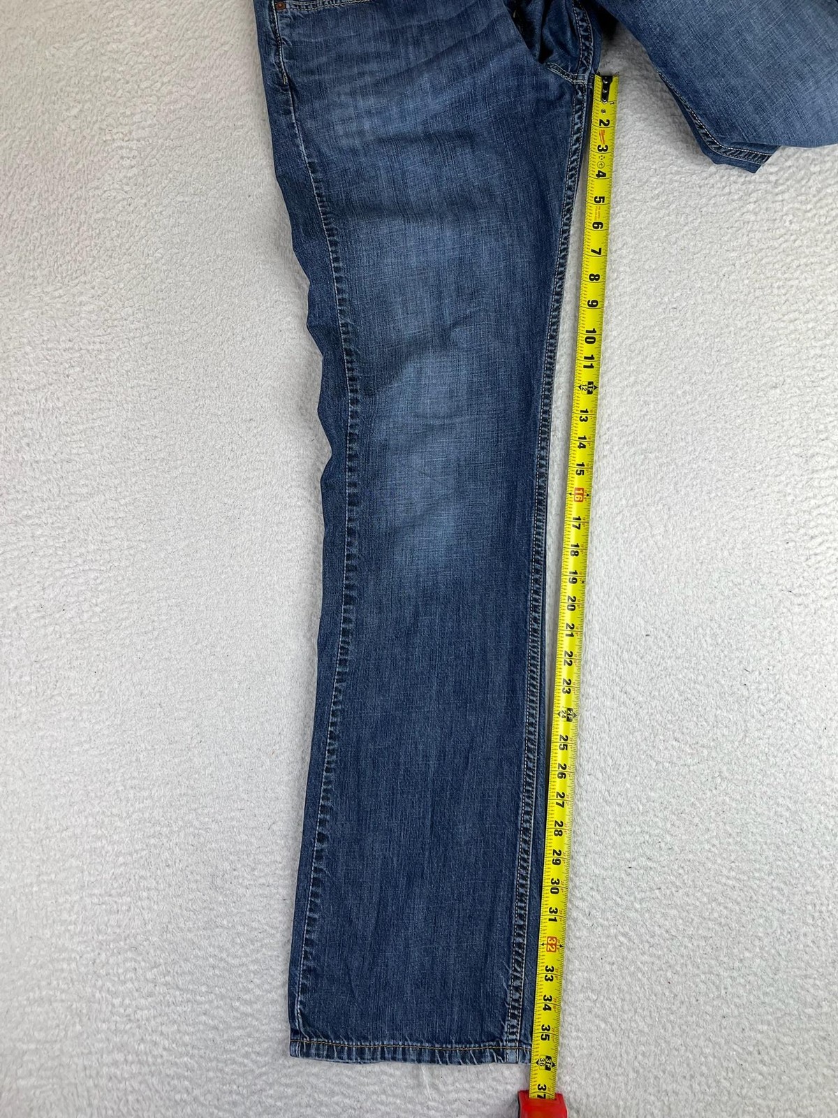 Levis 527 Jeans Mens 34×36 Blue Slim Bootcut Cotton Denim Medium Wash Pants
