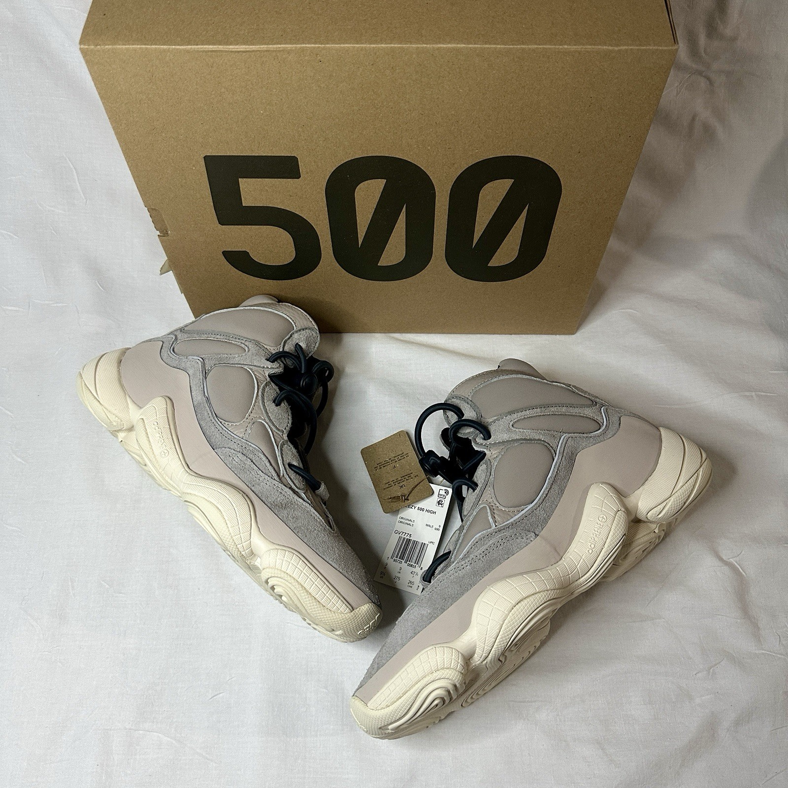 Adidas Yeezy 500 High Mist Stone – Size 9.5 – BRAND NEW – GV7775 – 2021 – DS
