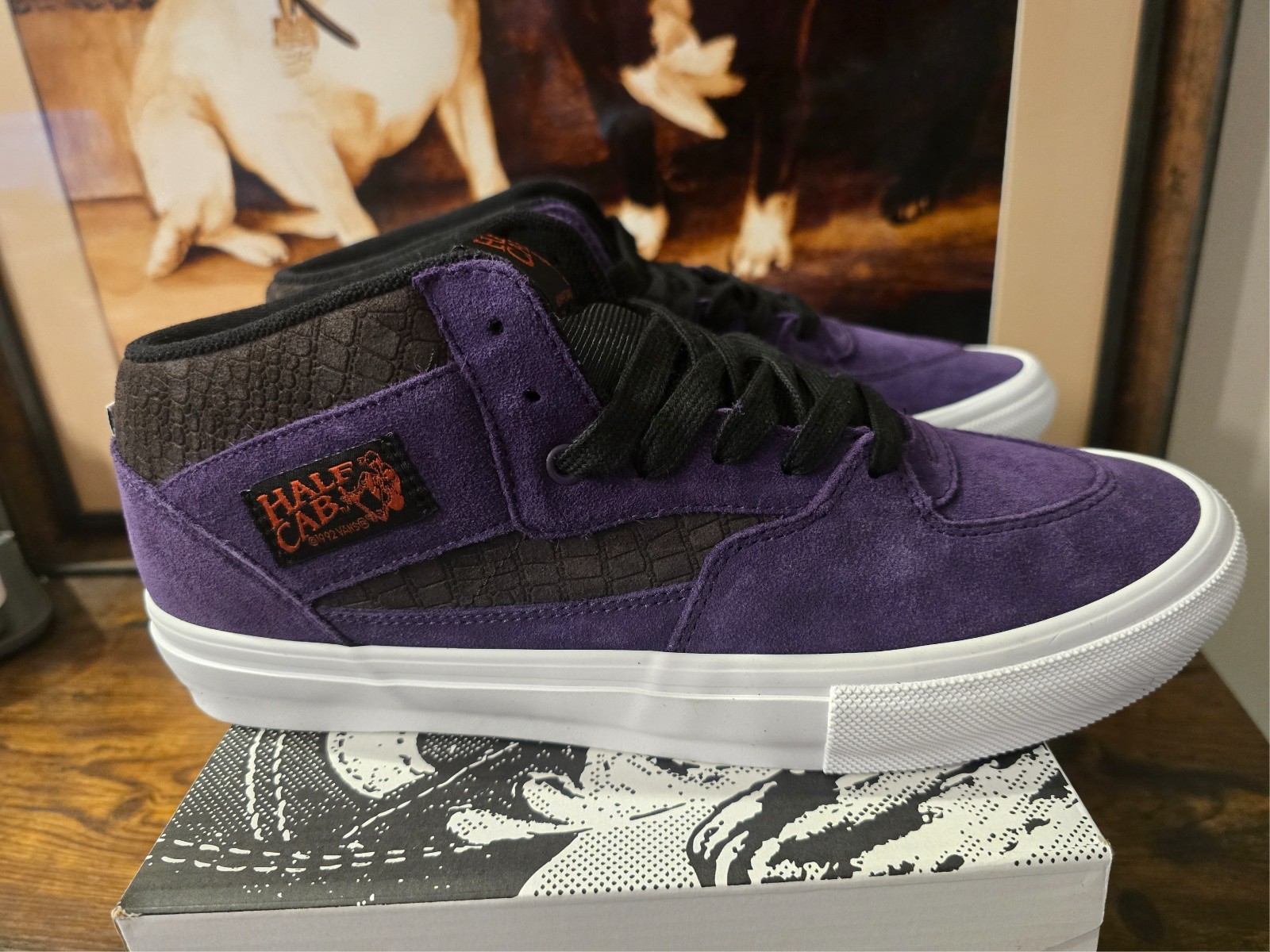 Vans Skate Half Cab Croc Grape Purple VN0A5FCDGPE Men’s Shoes Size 12 US NEW