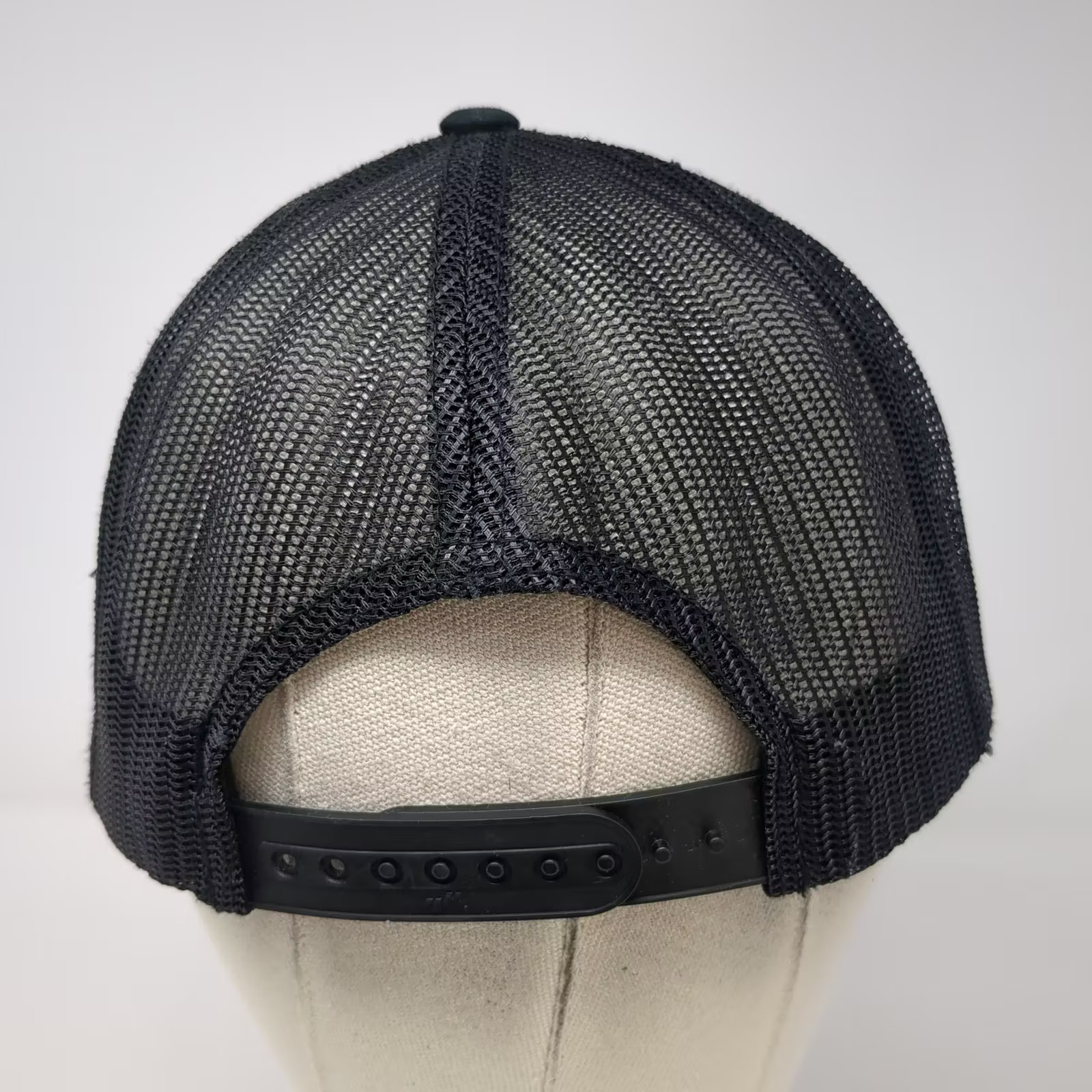 Celsius Live Fit Trucker Hat Black White OS Snapback Mesh Embroidered Adjustable