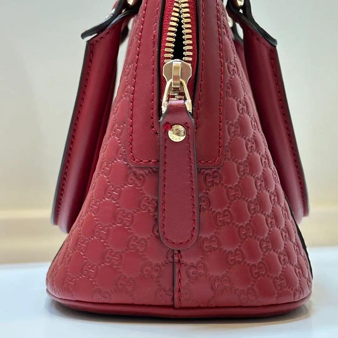 Brand new unused GUCCI micro GG shim 2WAY shoulder bag Gift Present 0611b