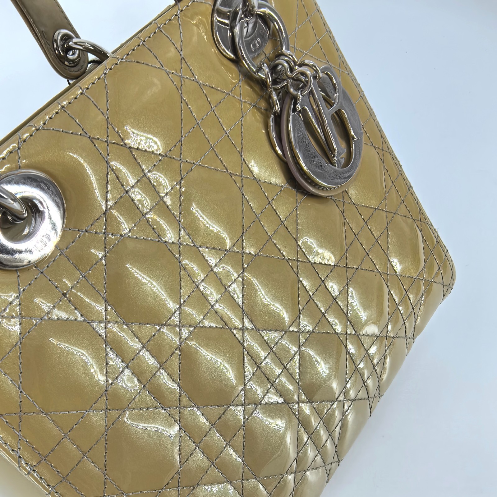Patent Cannage Medium Lady Beige BF00230