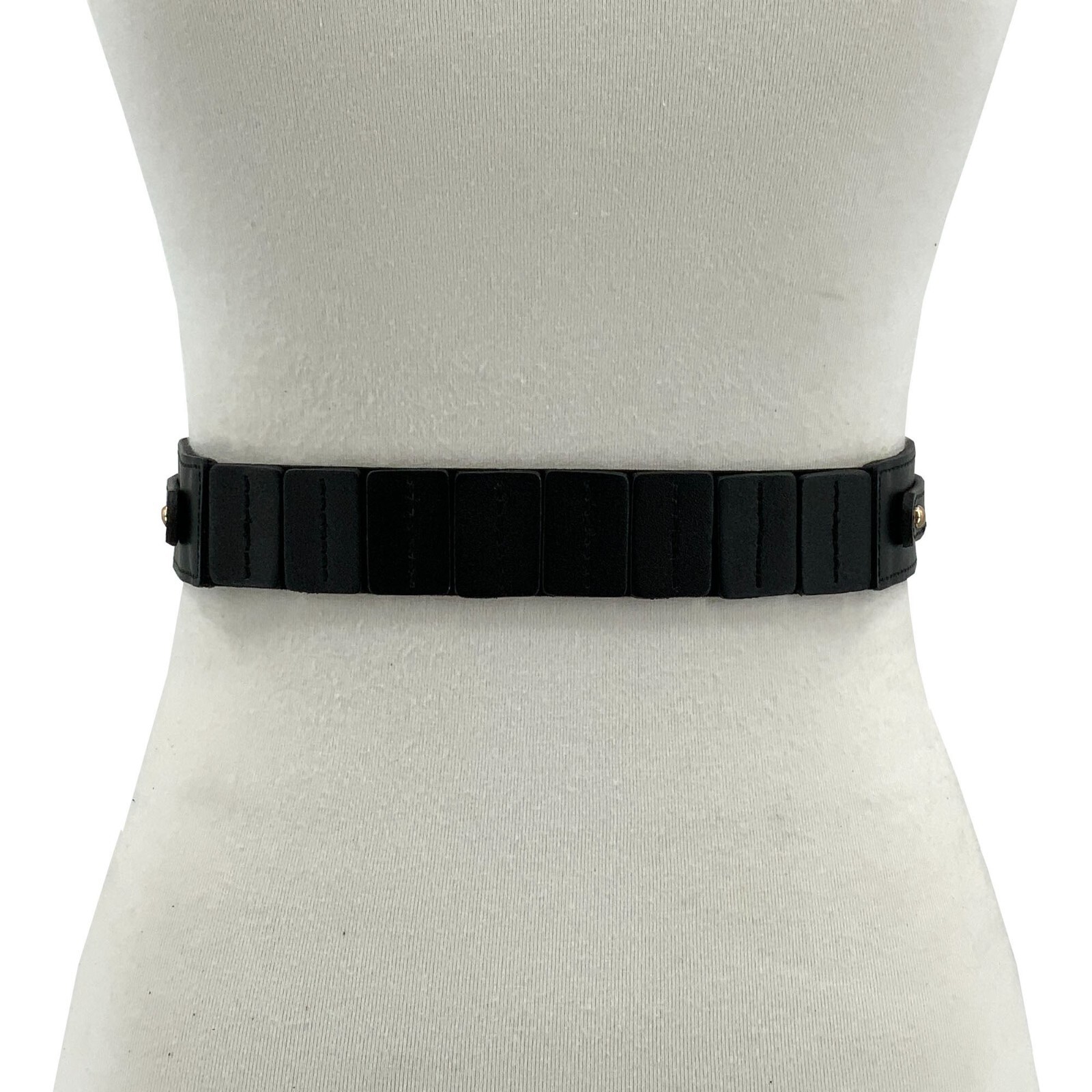 Women Stretch Skinny Elastic Boho Classic Flexible size Full Grain Leather Belt
