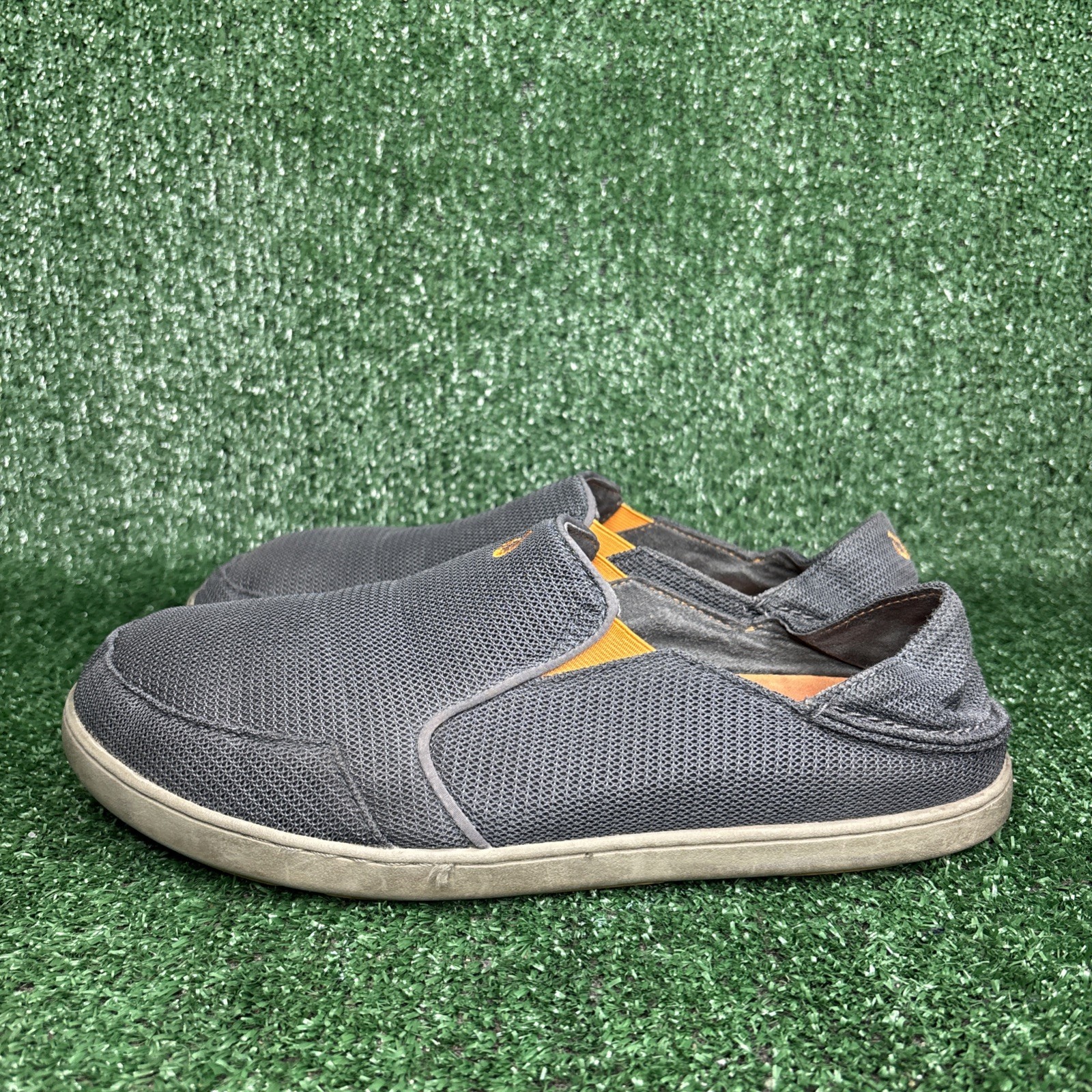 Olukai Men’s Nohea Mesh Slip On Sneakers Gray Loafers Men’s 12