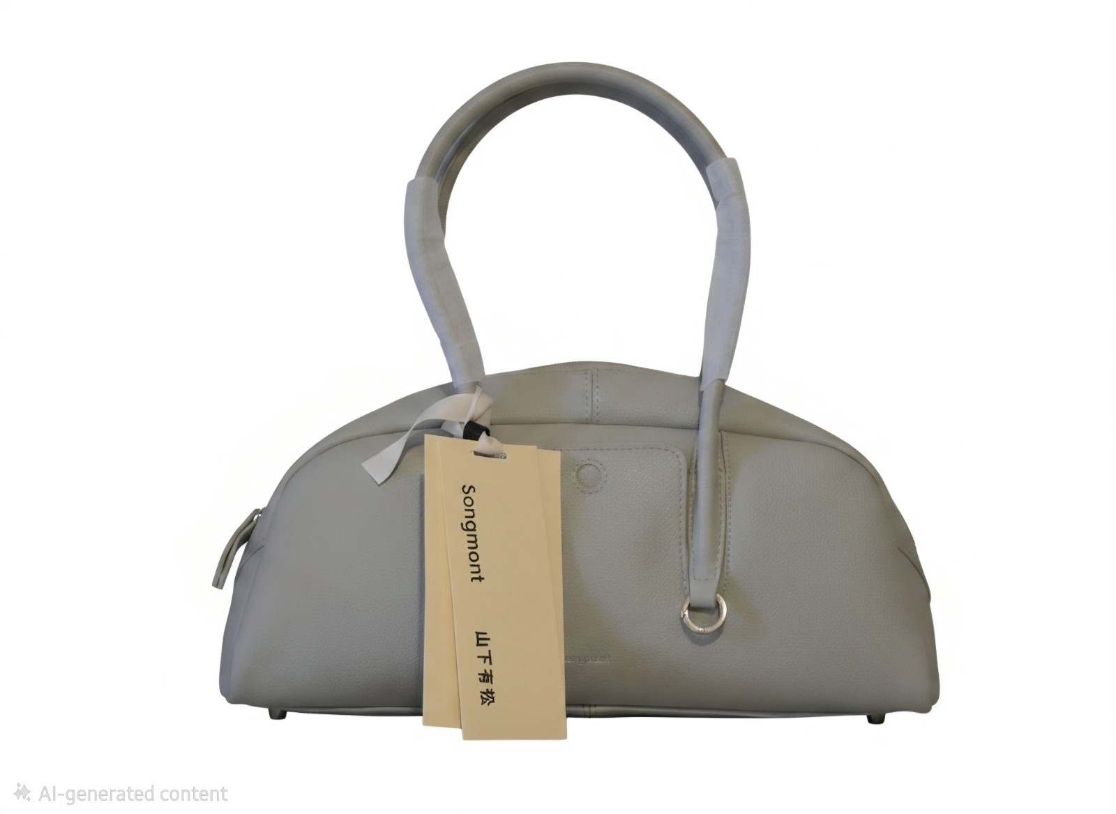 Songmont Baguette Purse Celeste Blue Genuine Leather Unique Hi-end Quality NWT