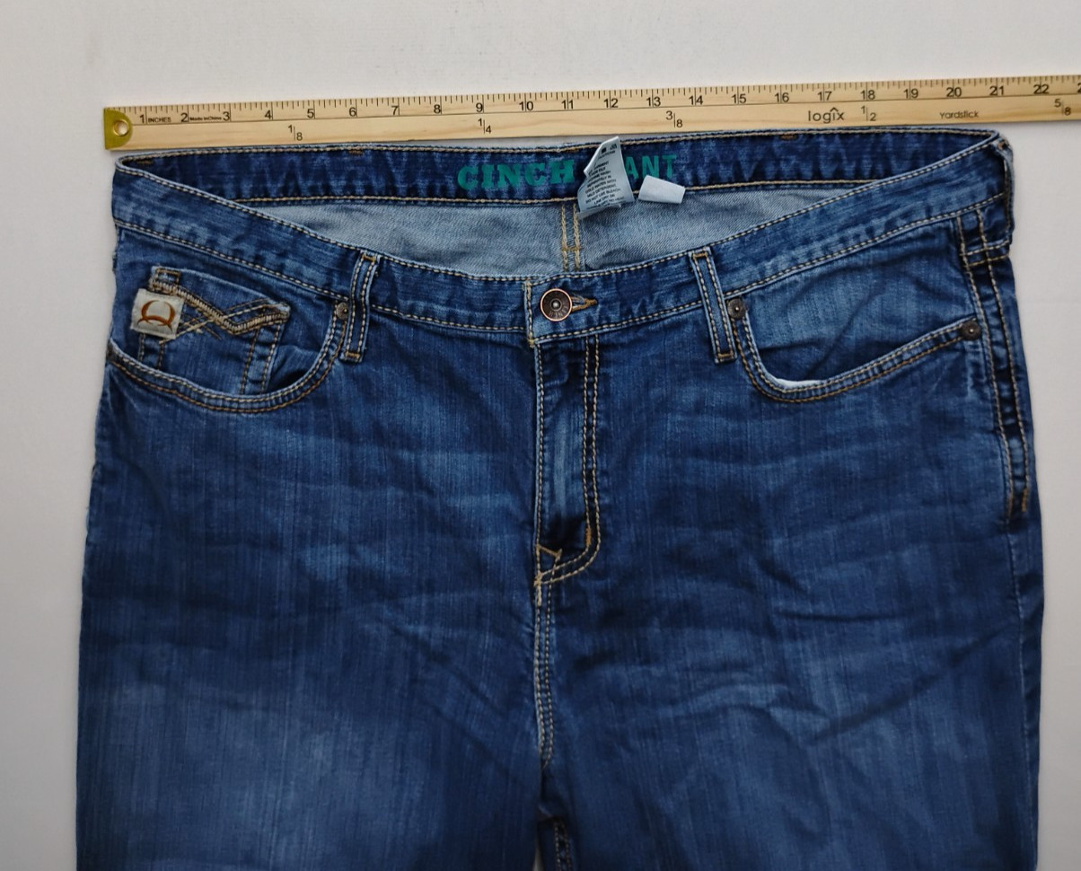 Cinch Grant 42×34 Premium Cowboy Western Rodeo Ranch Jeans Bootcut