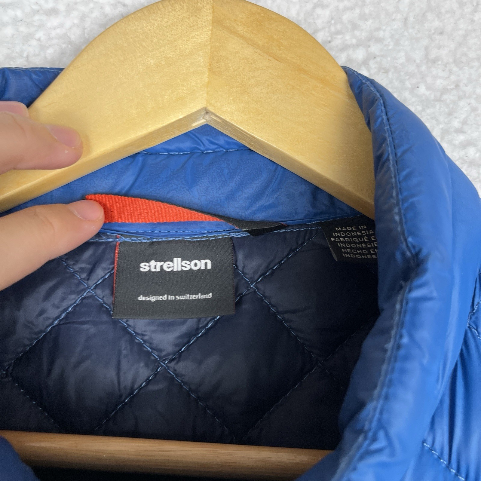 Strellson Down Puffer Vest 4Seasons Gilet Mens 52 EU Blue