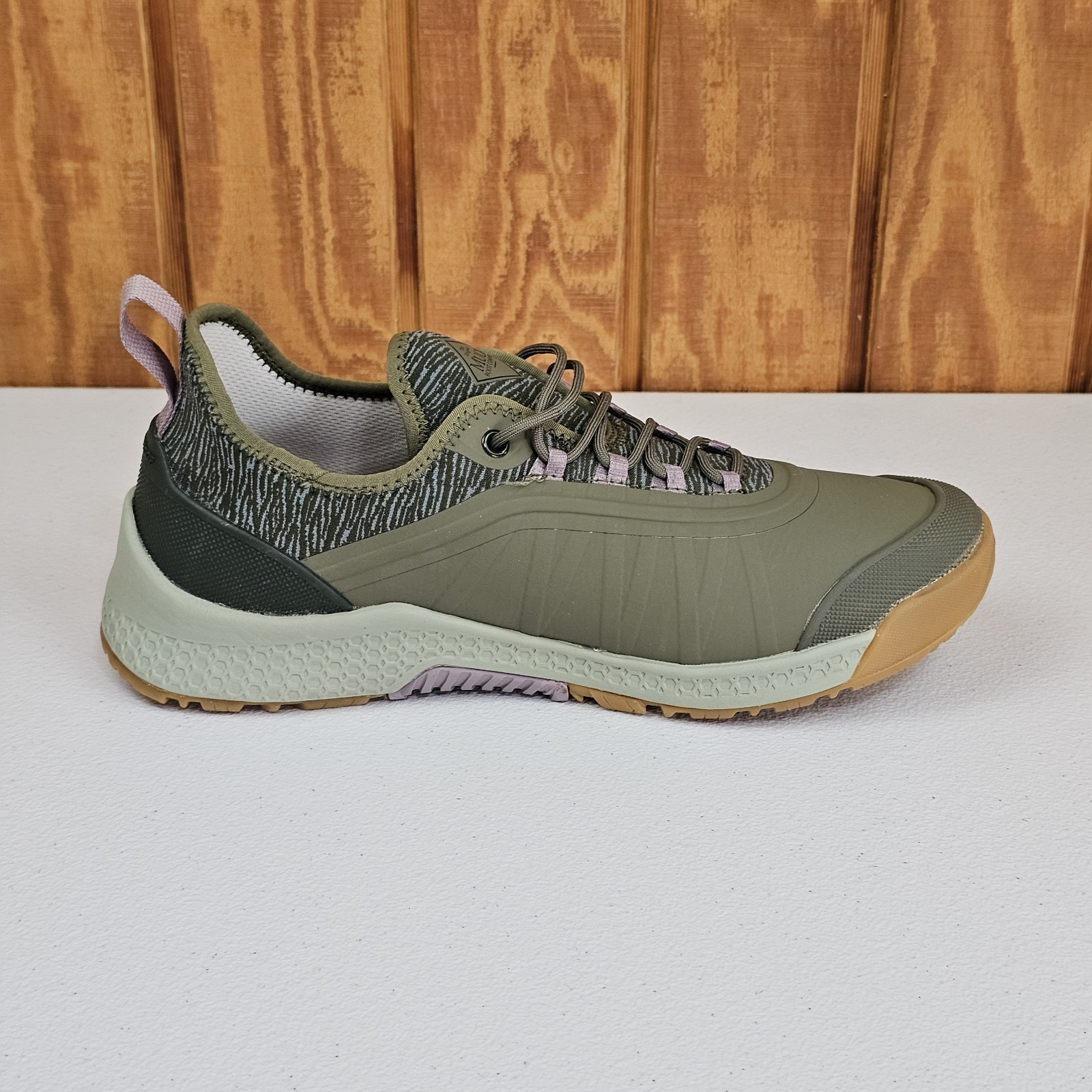 Muck Boot Co. Outscape Lace Up Neoprene Mud Shoe Womens Sz 9 Olive Green