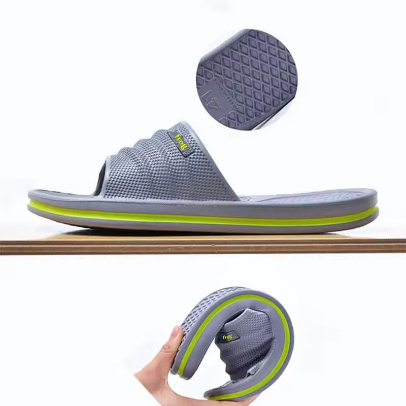 Soft EVA Men’s Slippers Non-Slip Lightweight Comfort Home Bathroom Shoes