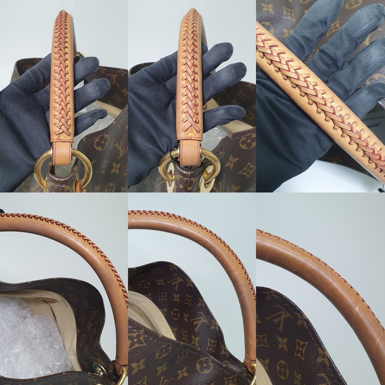 TARIFF FREE Authentic Louis Vuitton Artsy MM Monogram M40249 Genuine Daily LF599