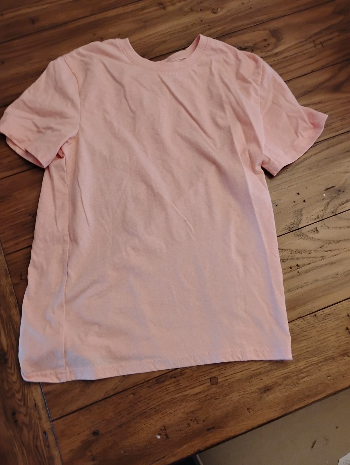 Sonoma Womens Salmon Pink Stretch T Shirt Blouse Top Pullover TEE Size Small