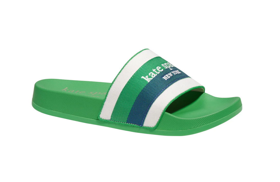 Kate Spade New York Buttercup Pool Slides Fresh Green Size 5 240119