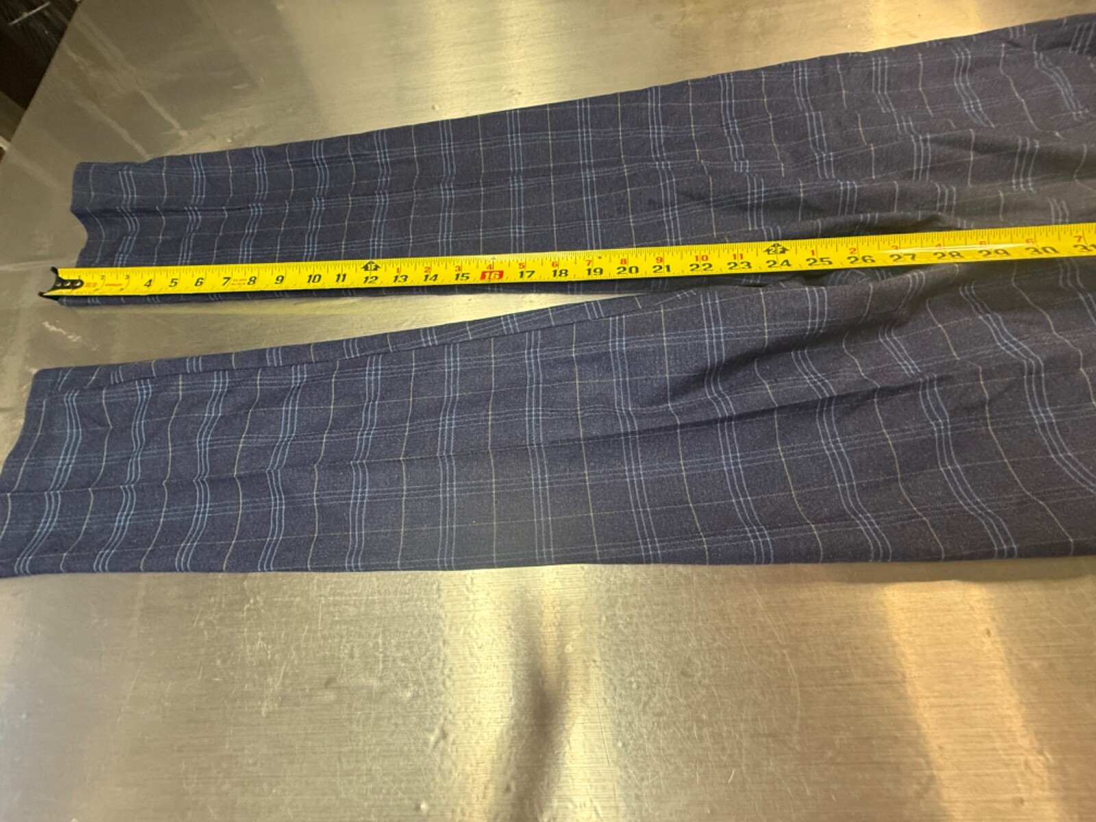 Elevate Your Style: Women’s Blue Multi Plaid Dressy Pants Size Small