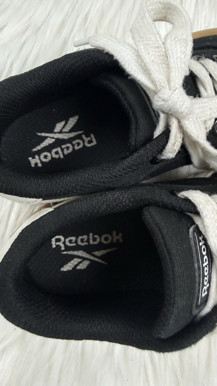 Reebok Royal Complete CLN 2 Kids Shoes Black White Gum Size 11K Casual Sneakers