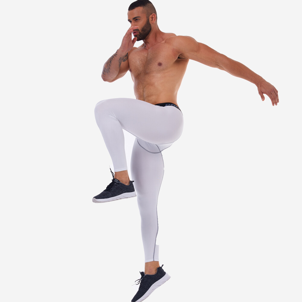 Pantalones Deportivos de Compresion De Hombre Men Sport Compression Base Layer